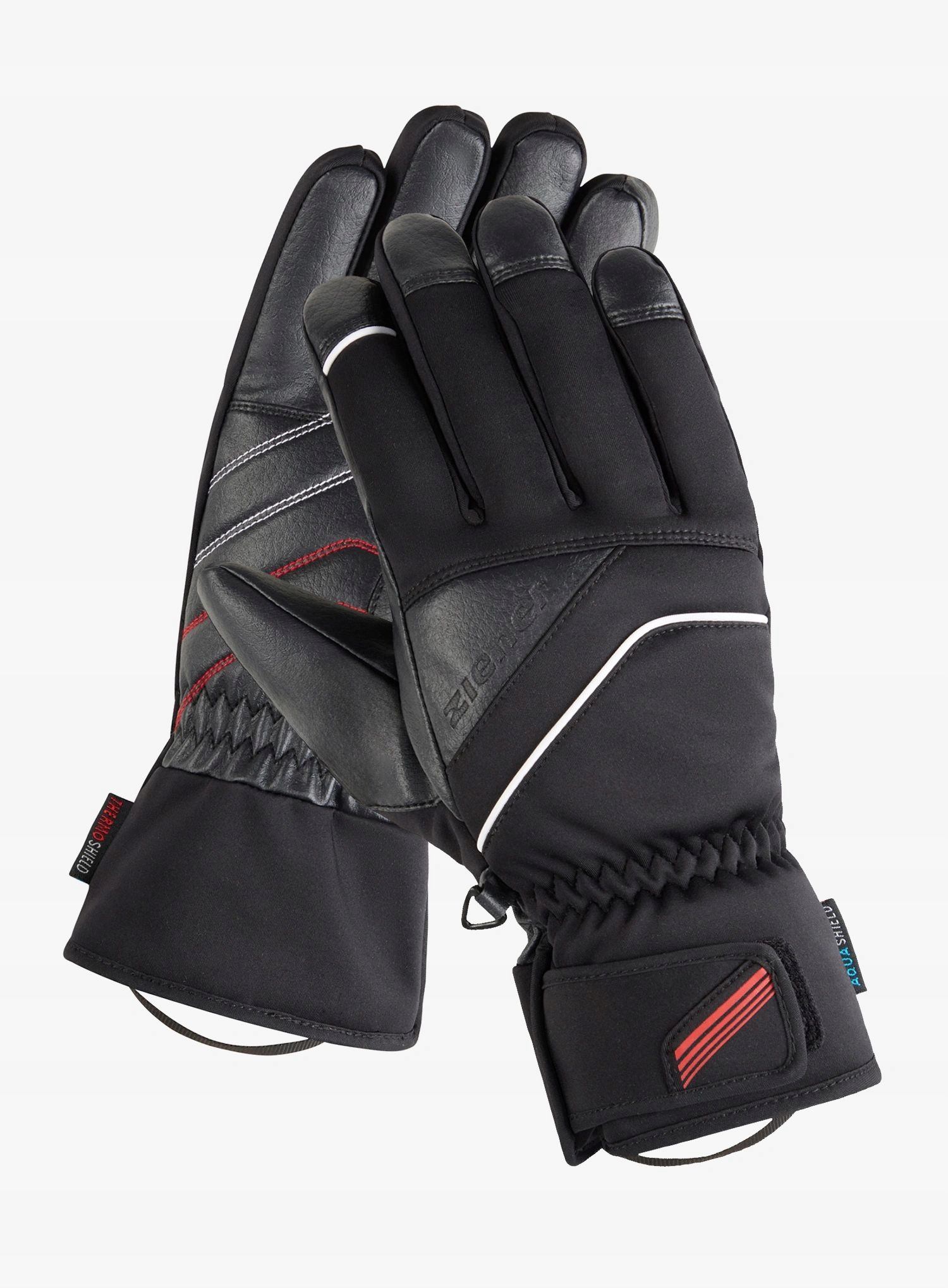 Lyžařské rukavice Ziener Gefion As Pr Glove černé 9 (L)