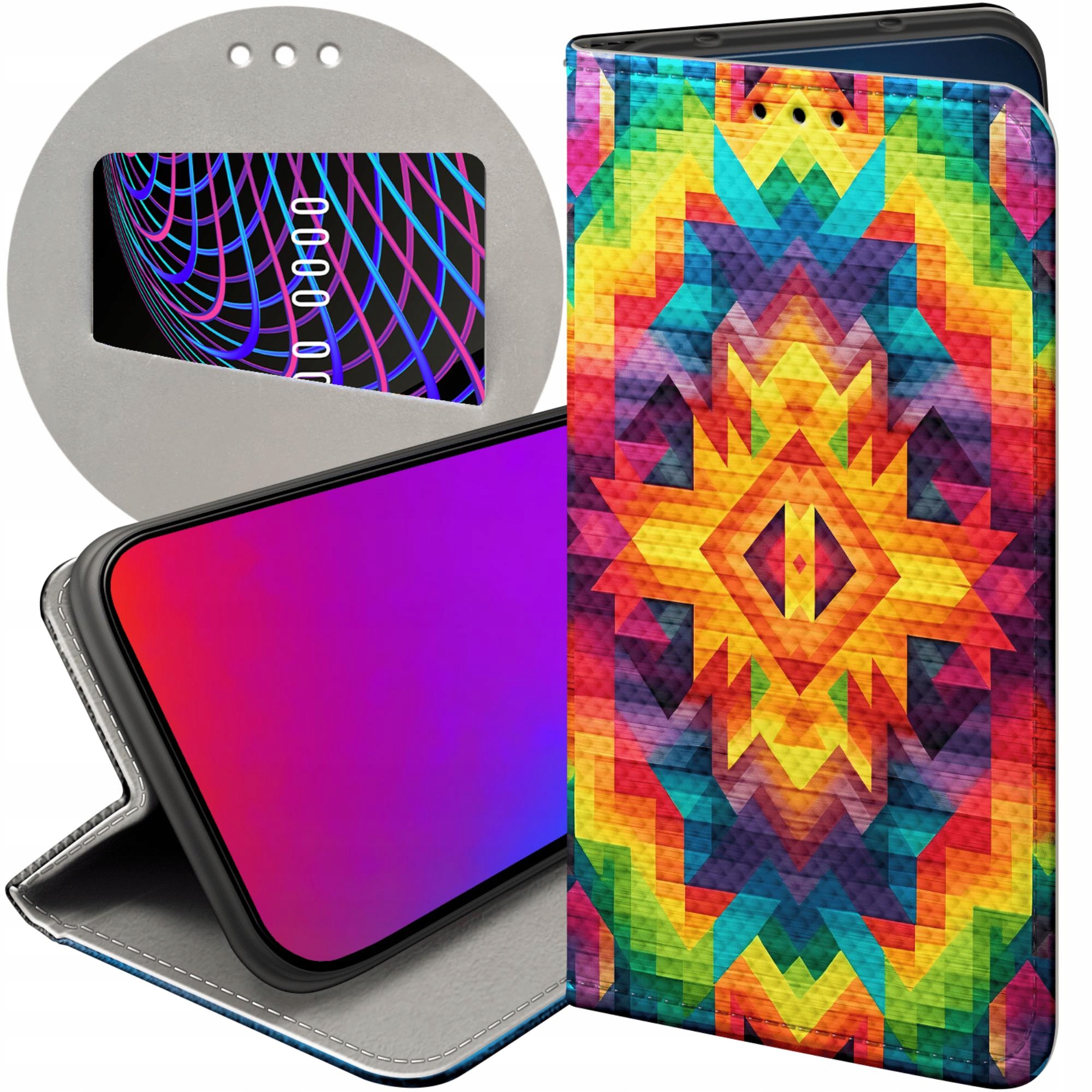 Etui Z Klapką Do Honor 400 Smart X7D 4G 5G Azteckie Aztec Aztecy