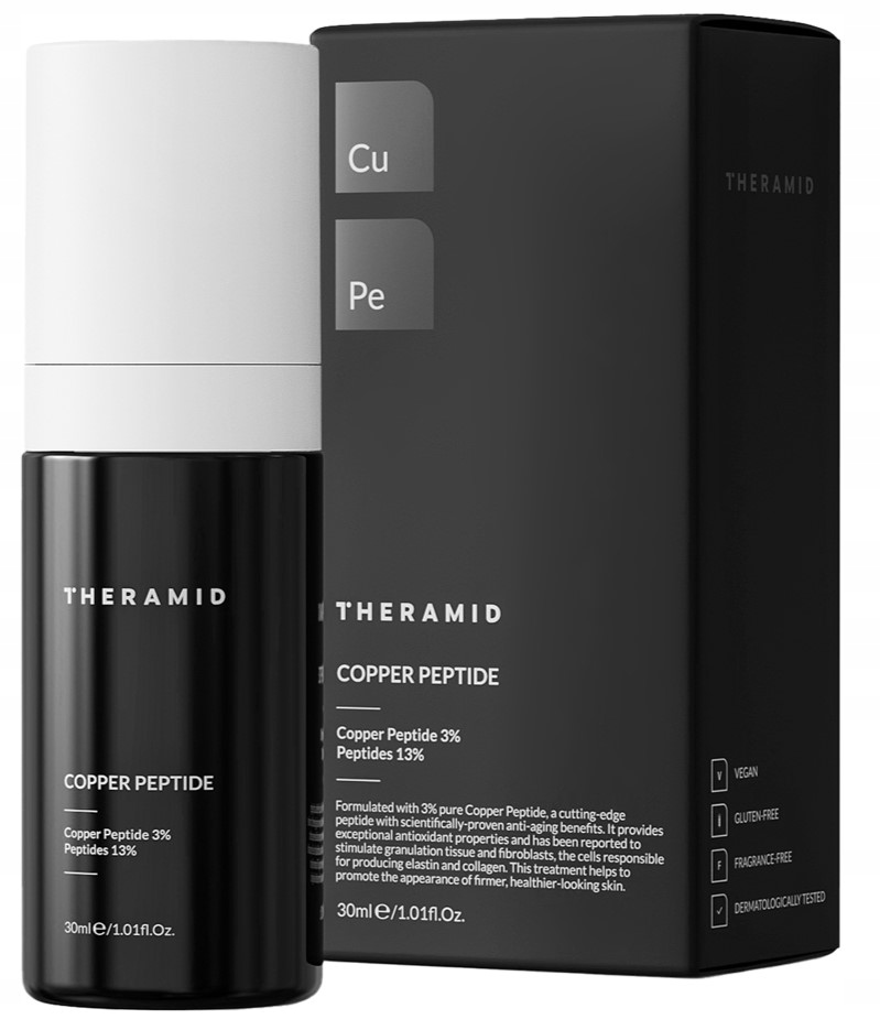 Theramid Copper Peptide Terapie proti stárnutí s peptidy mědi 30 ml