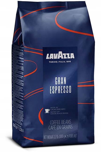 Kawa ziarnista mieszana Lavazza Gran Espresso 1000 g