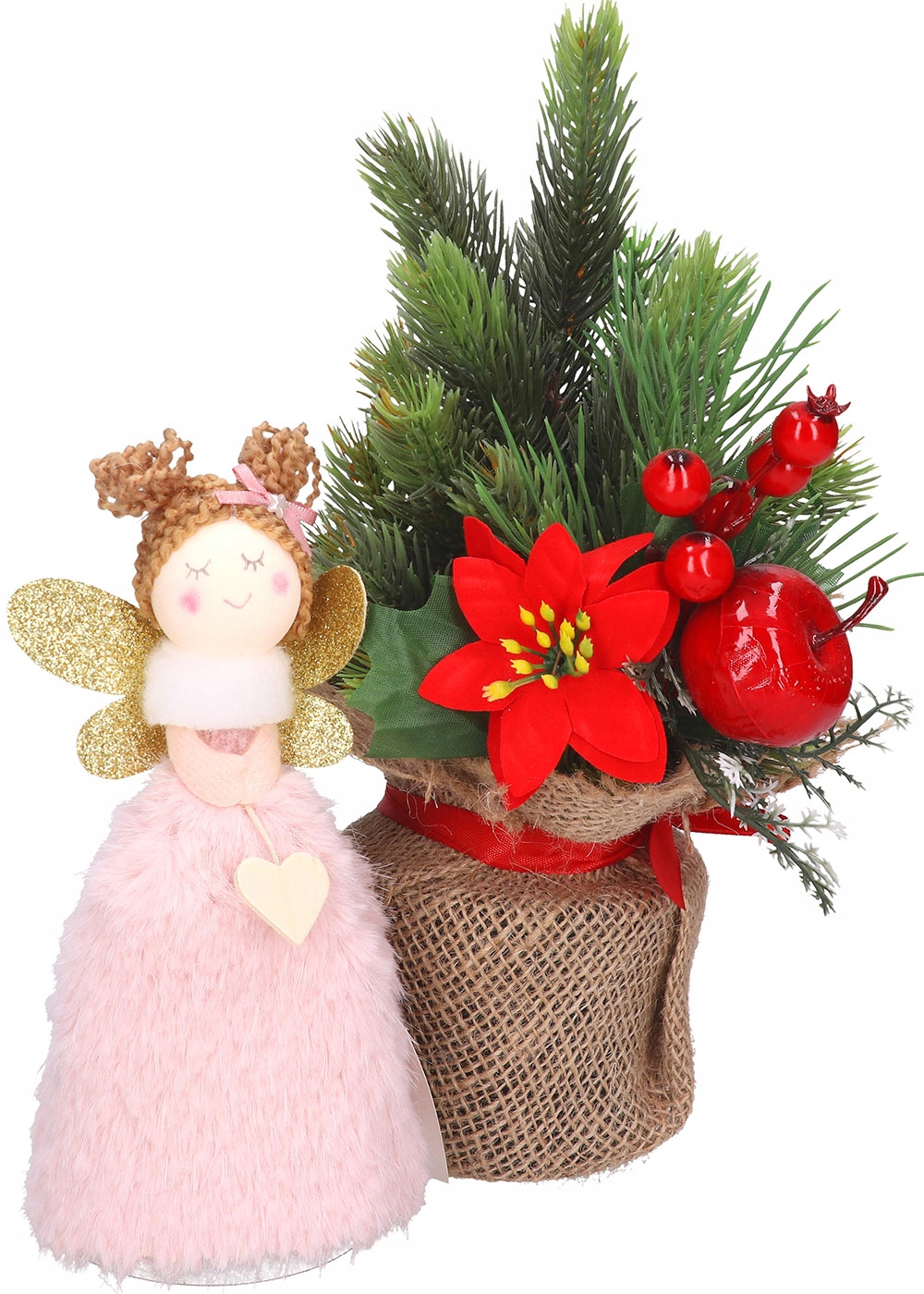 SKRZAT ŚWIĄTECZNY KRASNAL LALECZKA NA CHOINKĘ STROIK PREZENT Kod producenta DEKORACJA OZDOBA NA BOŻE NARODZENIE