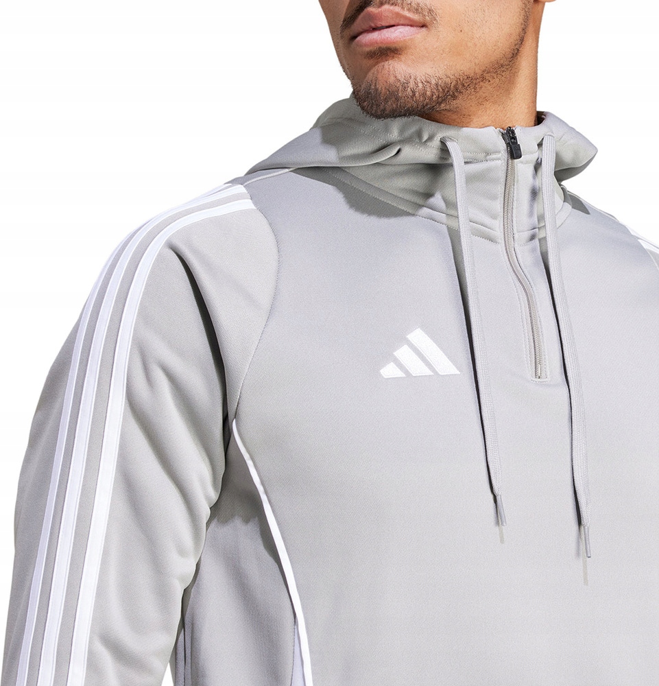 Pánská Mikina Adidas Tiro 24 Training Hooded Šedá IR7551 r XL