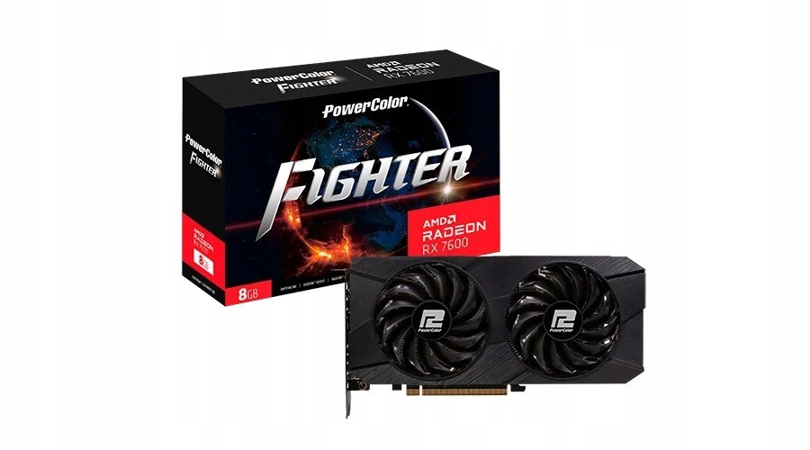 Karta graficzna PowerColor Radeon RX 7600 Fighter 8G-F/V2 8GB