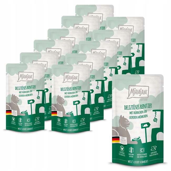 Mjamjam Sob s kuřecím masem a mrkví 12 x 125 g