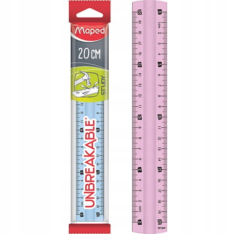 

Linijka study niełamliwa 20 cm flow pack Maped 245