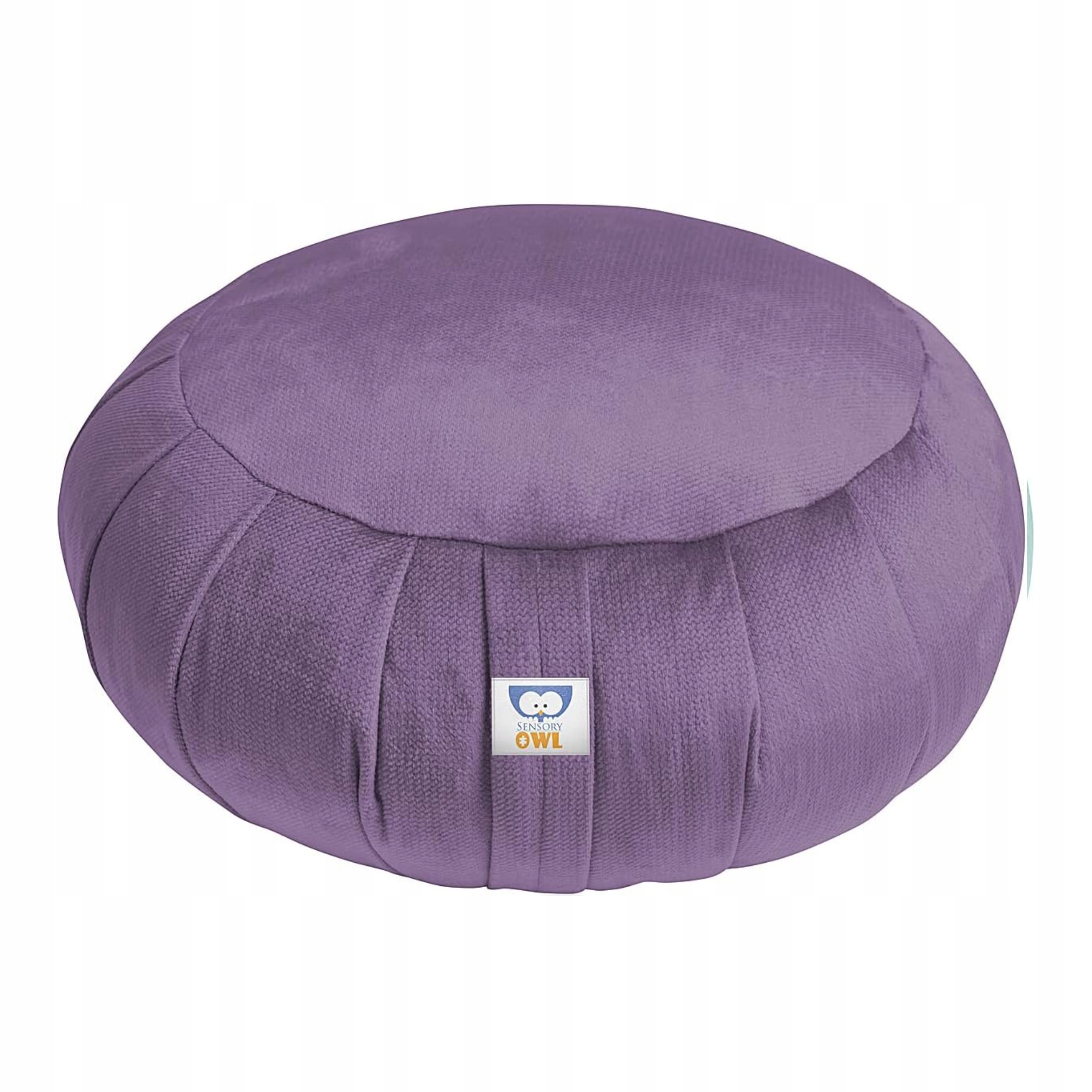 Polštář Zafu kulatý pro meditační jógu, cvičení, pohankové slupky, levandule