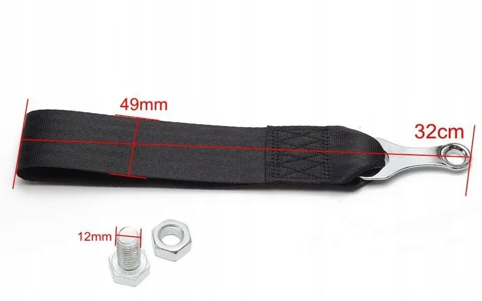 Pas/ PĘTLA HOLOWNICZA (TOW STRAP) ADDCO Niebieski Producent części Addco