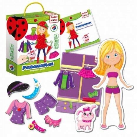 Magnetická hra „Fashionisté“ Oblékání Vytvoření stylingu Roter Kafer