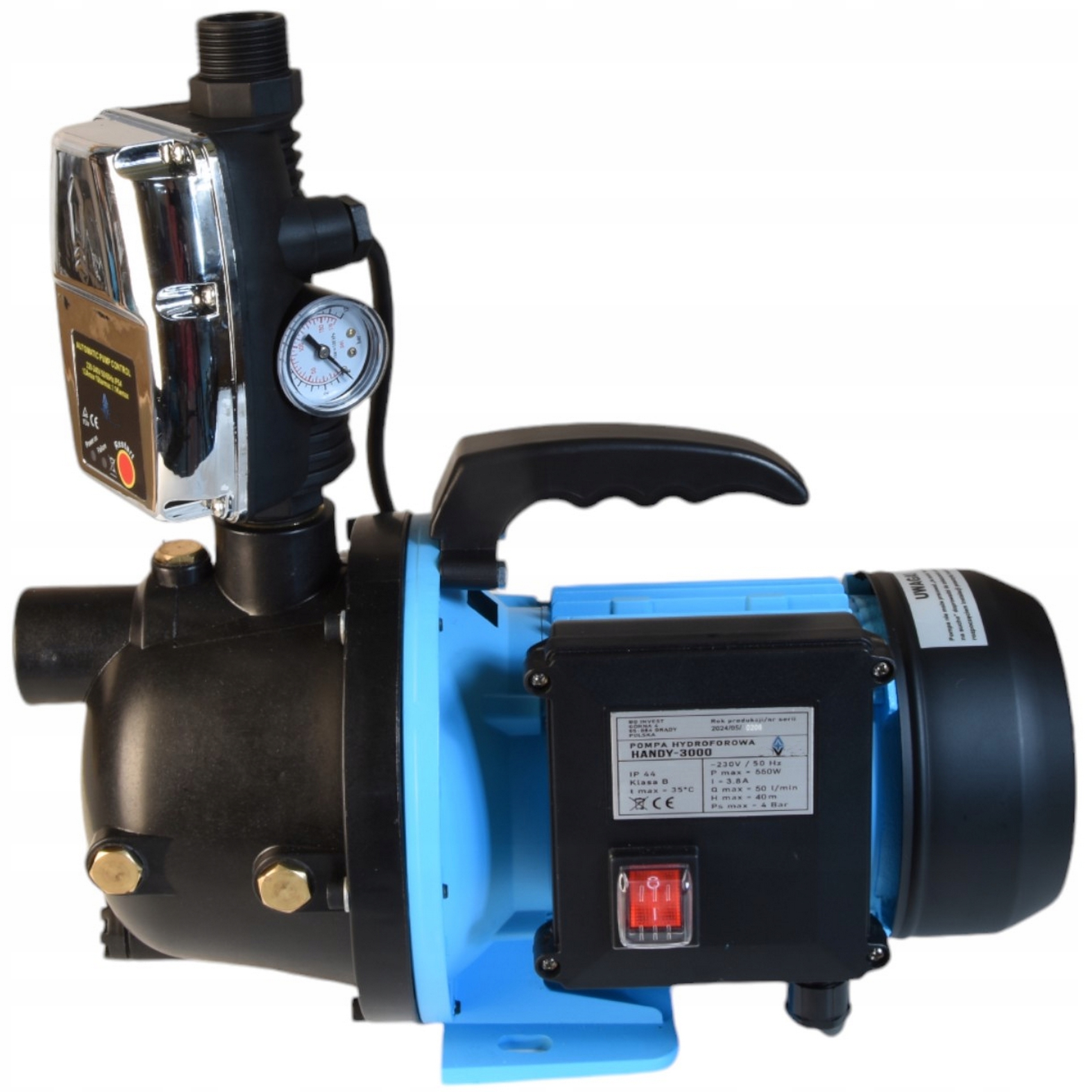 Čerpadlo Na Vodu S Automatom Csk 5 Handy 3000 Suchý Chod 550 W Silné 3000 L/h