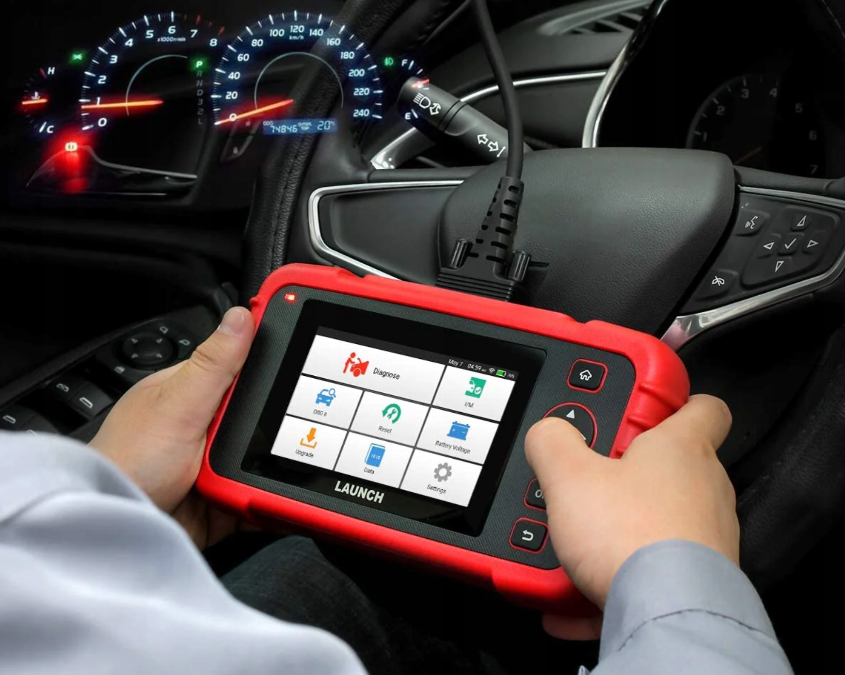 TESTER DIAGNOSTYCZNY LAUNCH CRP 123X język polski Marka Launch