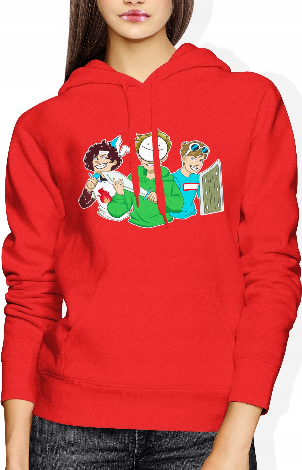 

Damska Bluza Z Kapturem Dream Smp Dreamwastaken L