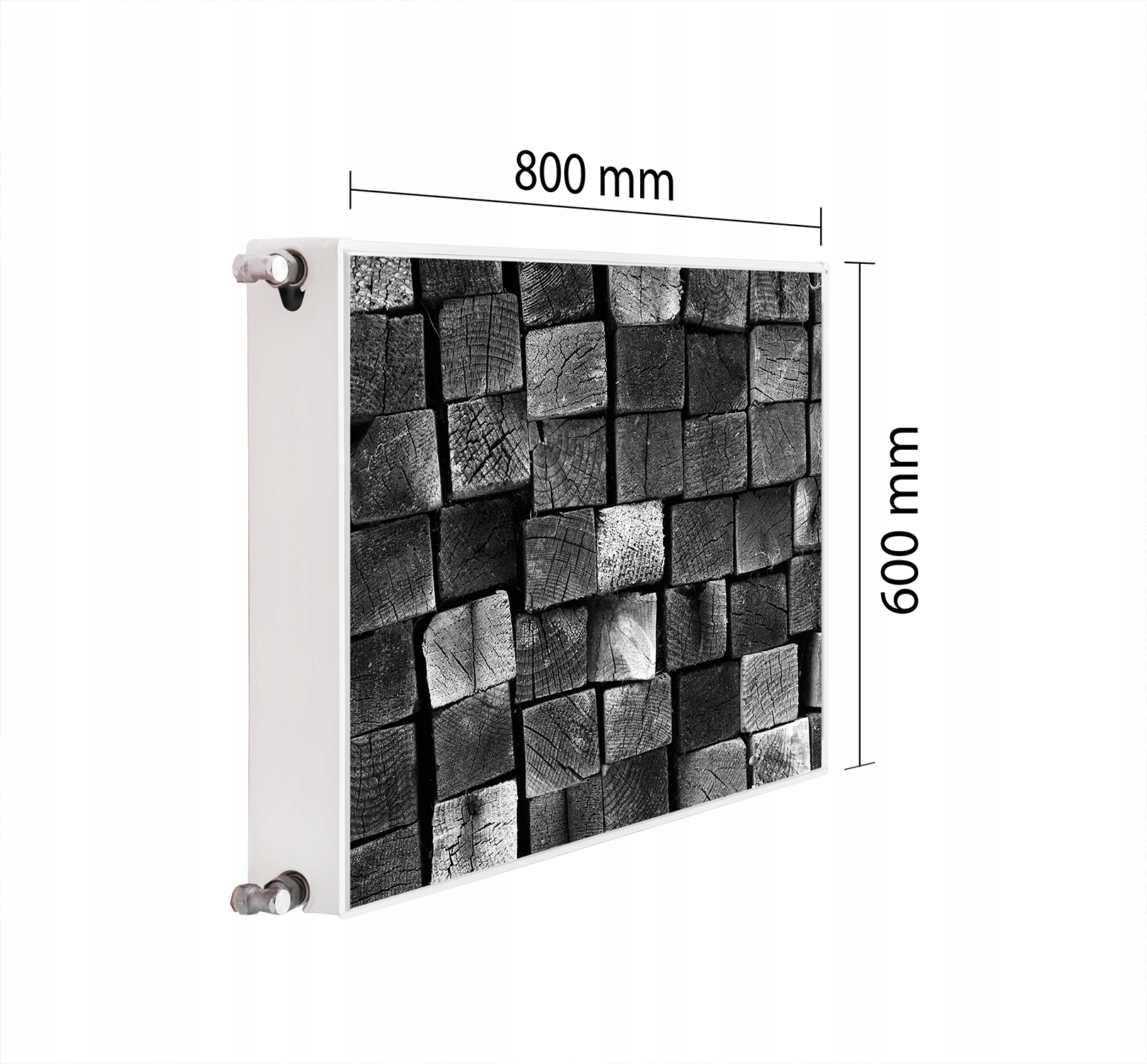 Magnetická Krytka Na Radiátor 80x60 Dřevo Podložka Magnet