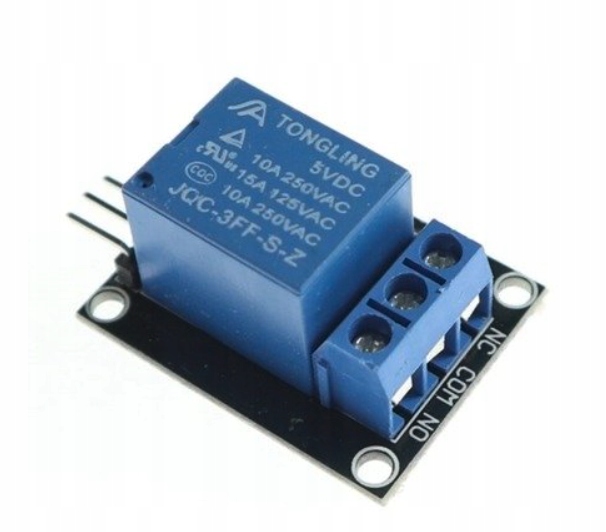 

Moduł przekaźnika 1 kanałowego 5V 10A Arduino Avr