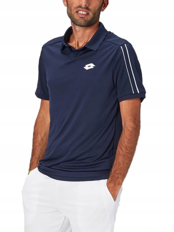 Koszulka Lotto Polo Squadra II Men Navy Blue L