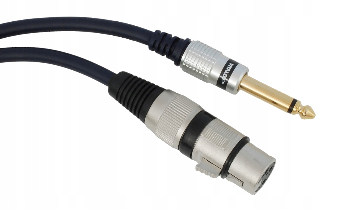 Kabel Jack 6,3 mm Mono Konektor Xlr Zásuvka 3-PIN Vitalco 10,0 m