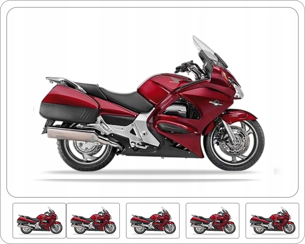 Samolepky Juula Pro Honda St 1300 Pan European 2006-2009 Červené R151