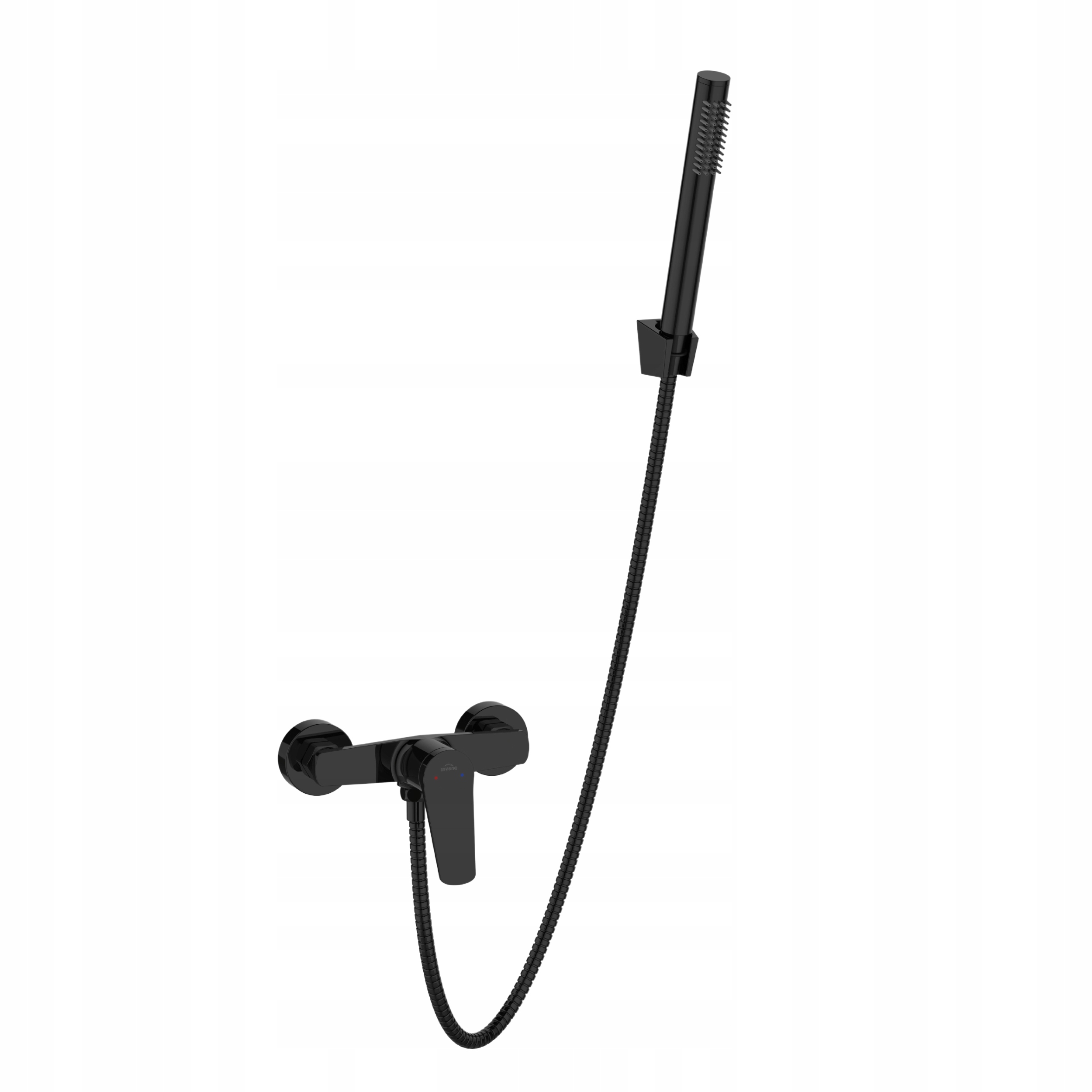 Sprchová batéria s sprchovou súpravou Alonia, čierny lesk