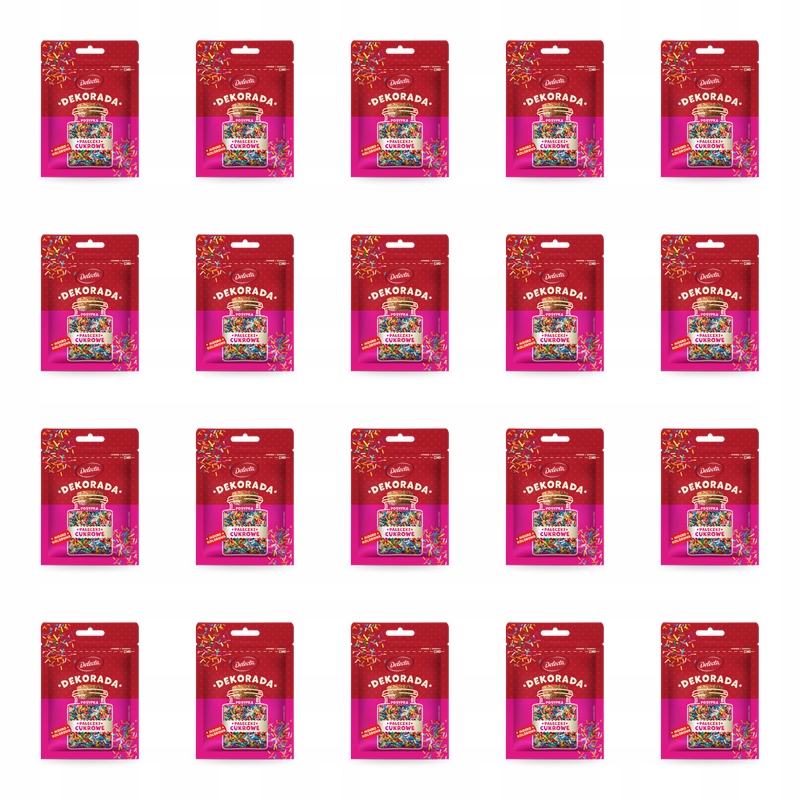 Delecta Decorada Pałeczki cukrowe 35g X20