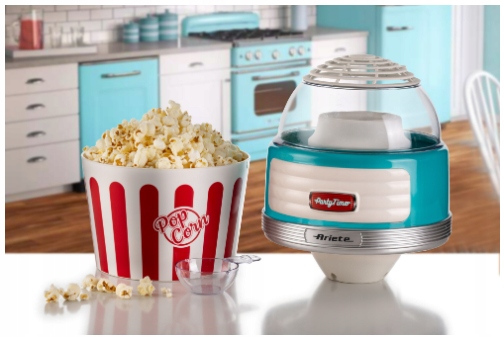 Urządzenie do popcornu Ariete 2957/01 Blue 1100W Pojemność 0.6 L