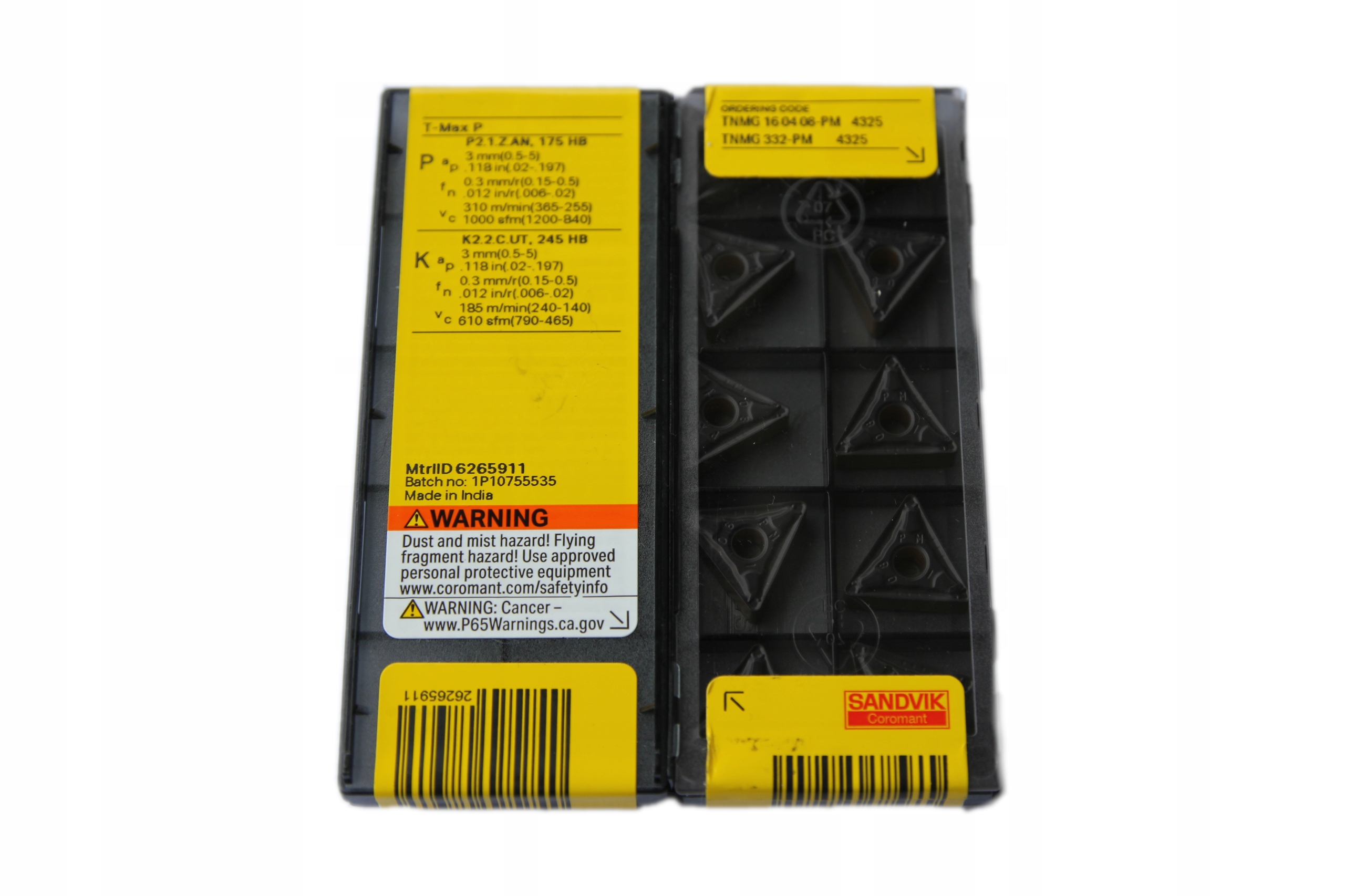 PŁYTKI TNMG 160408 PM 4325 SANDVIK