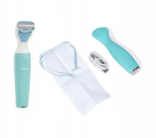 Golarka damska Raven EGD001T Szczoteczka do twarzy EMS001