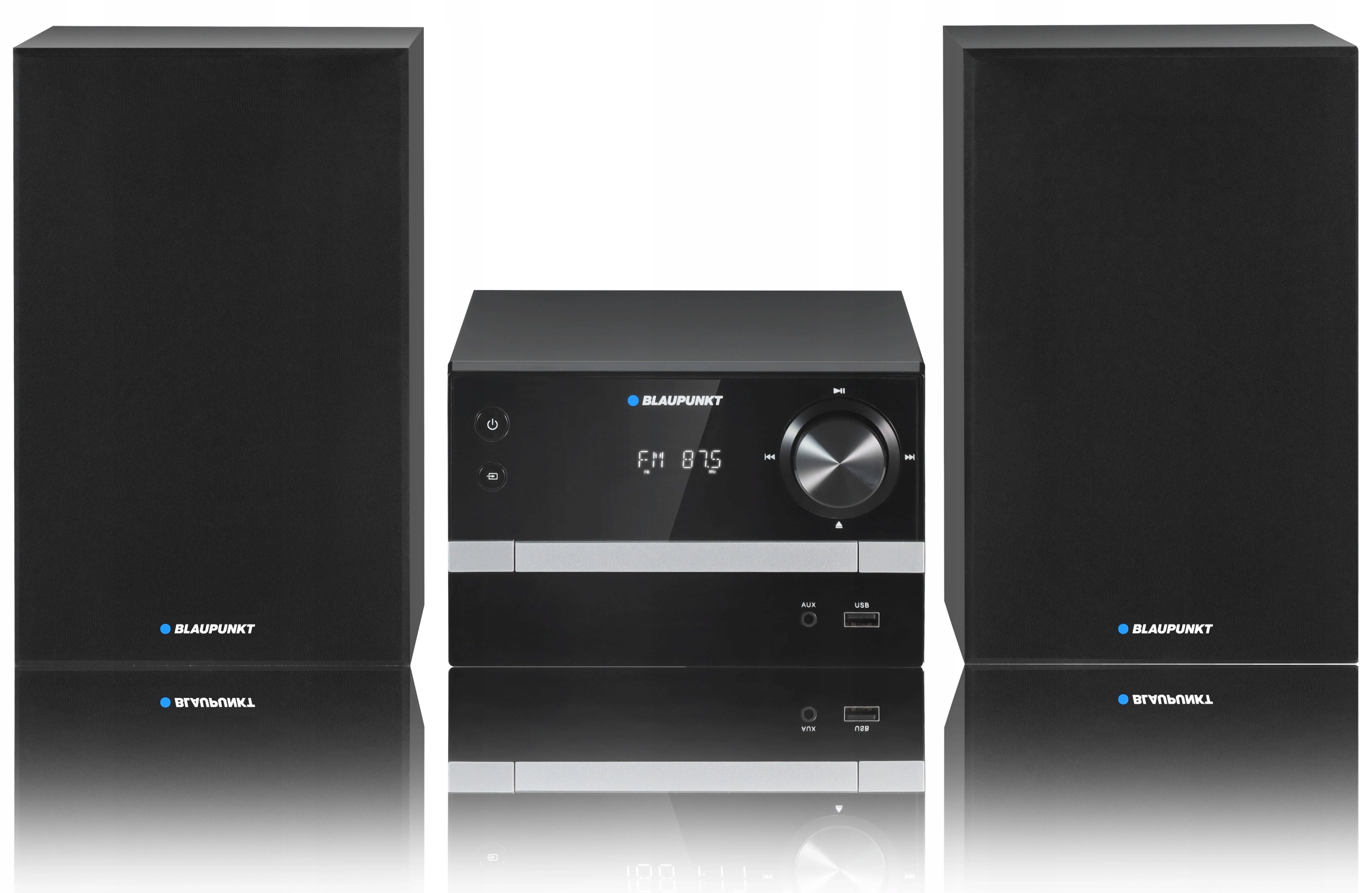 Mini Bluetooth věž 20 W Rms CD Fm Pll Aux Led dálkové ovládání Regulace Blaupunkt