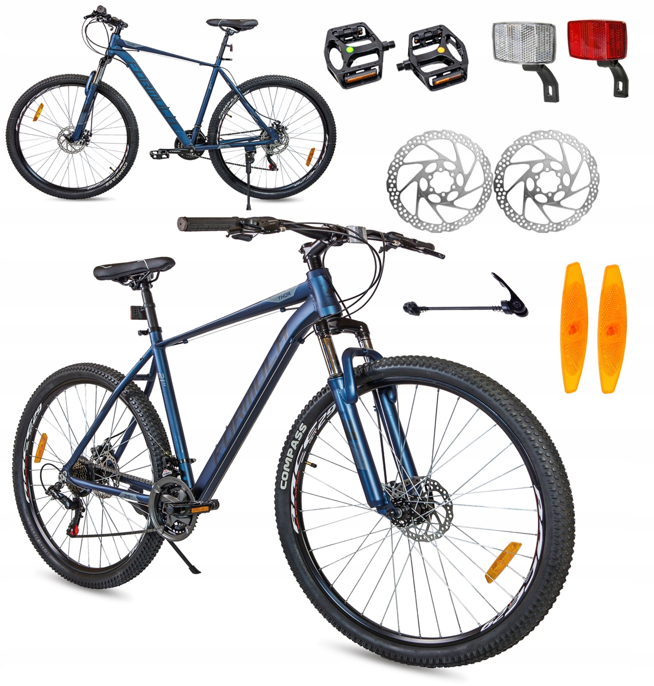 Rower górski męski 29 cali aluminiowy MTB SHIMANO hamulce tarczowe lekki Rozmiar ramy 19 cali