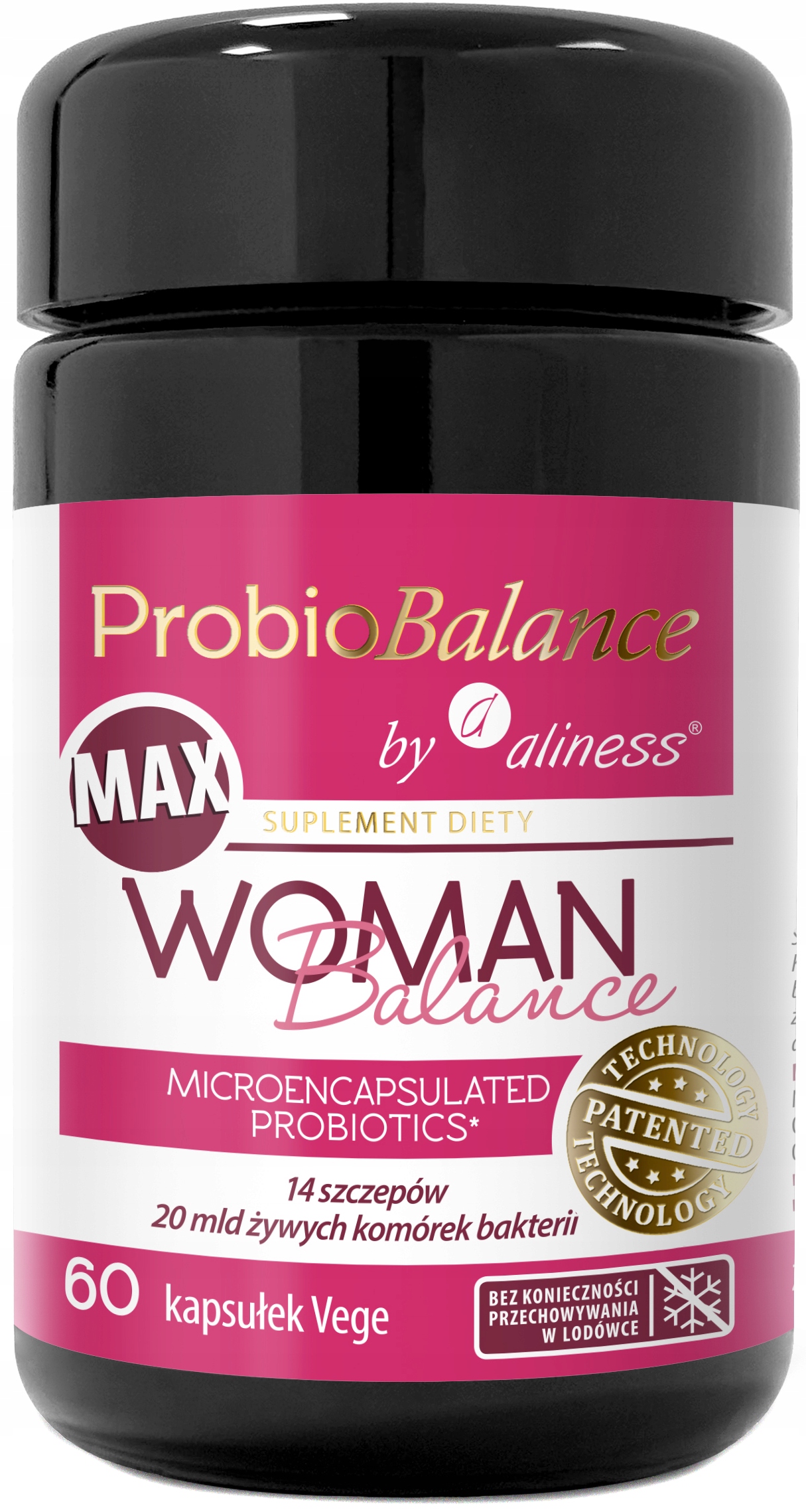 Aliness ProbioBalance Max Probiotyk Dla Kobiet Woman Balance 60 kapsułek