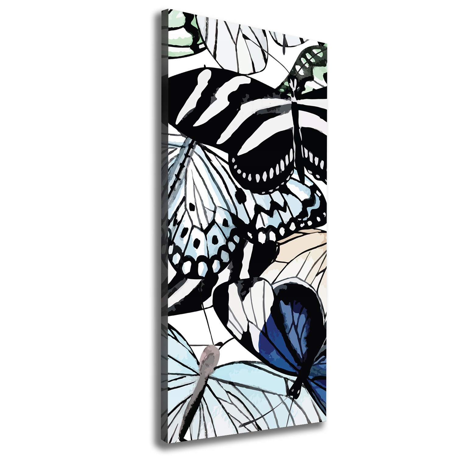 

Nowoczesny fotoobraz canvas na ramie Motyle 50x125