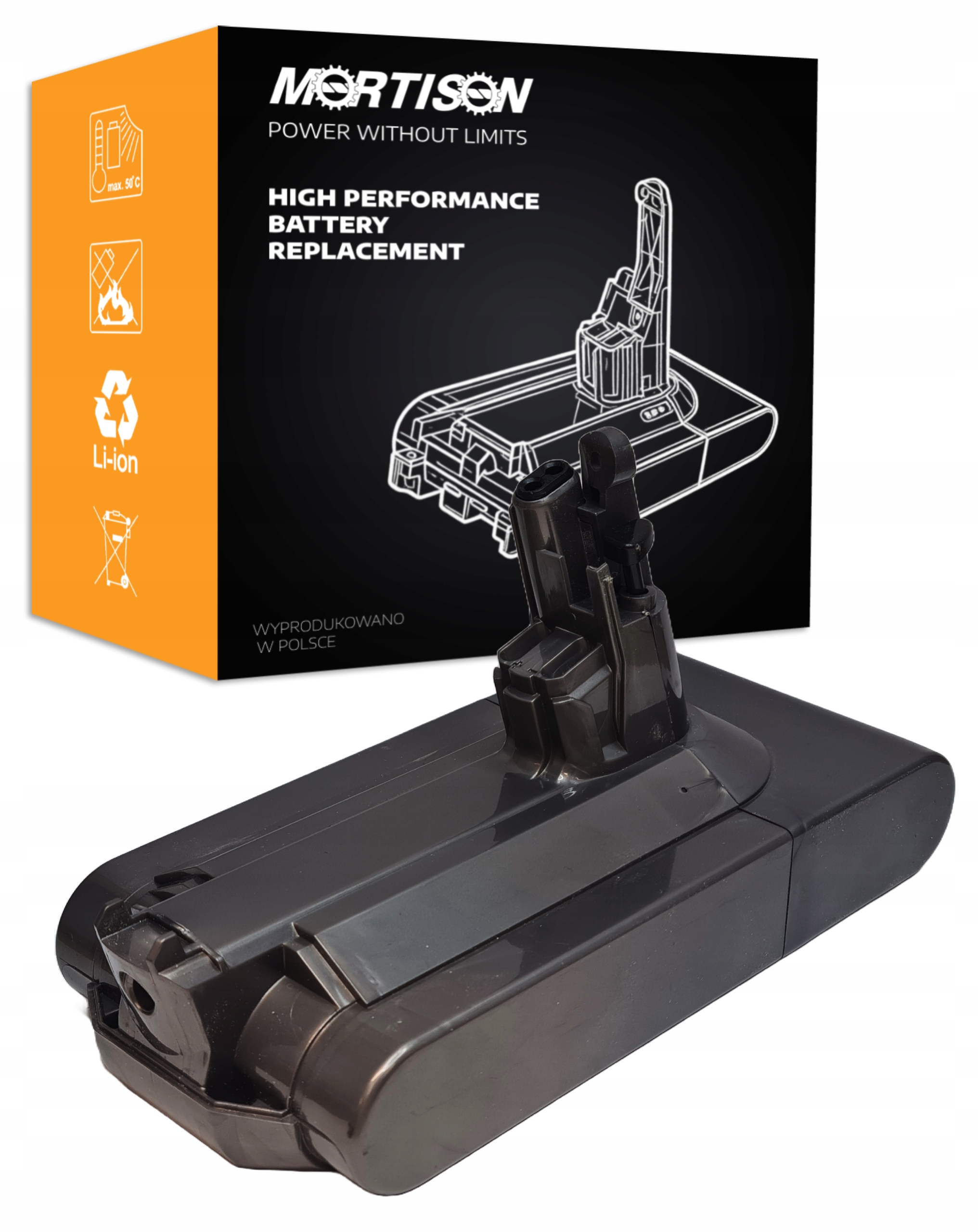 Akumulátor Pro Dyson V11 SV14 4AH Baterie Mortison