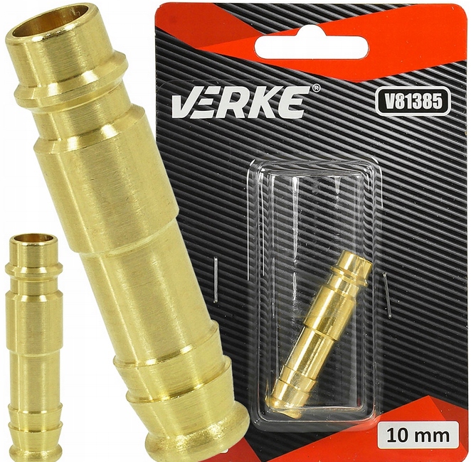 Wtyczka Końcówka Szybkozłączka Wtyk Złączka 10mm