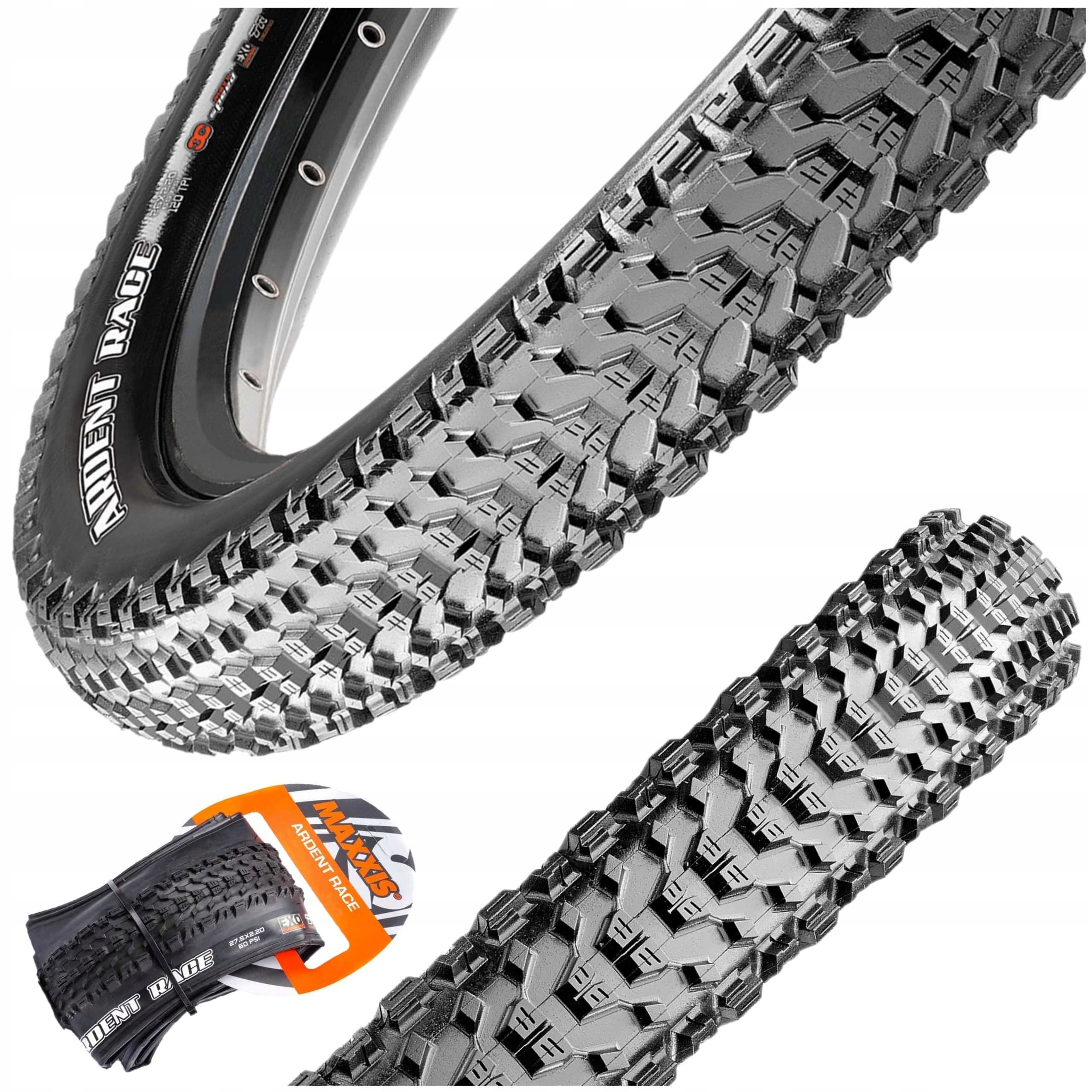 Opona Maxxis Ardent Race Wt 27,5X2,60 120TPI 3X Exo Tr Zwijana
