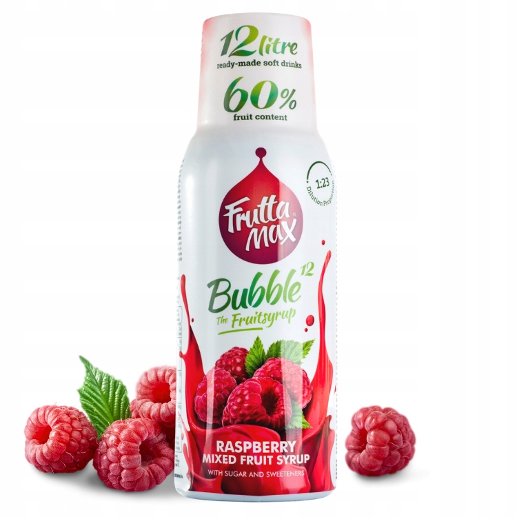 Syrop do saturatora koncentrat Fruttamax 3 x 500ml WIŚNIA MALINA TRUSKAWKA Kod producenta 5998571760568