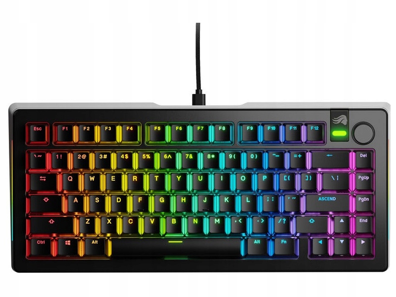 Glorious Gmmk 3 Pro Prebuilt 75% Mechanická klávesnice Černá Ansi