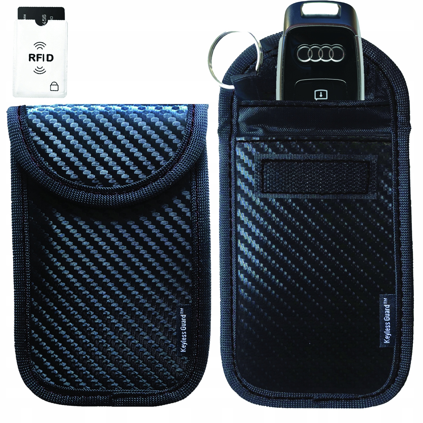 

Etui Pokrowiec Blokada Fal Kluczyk Keyless Carbon