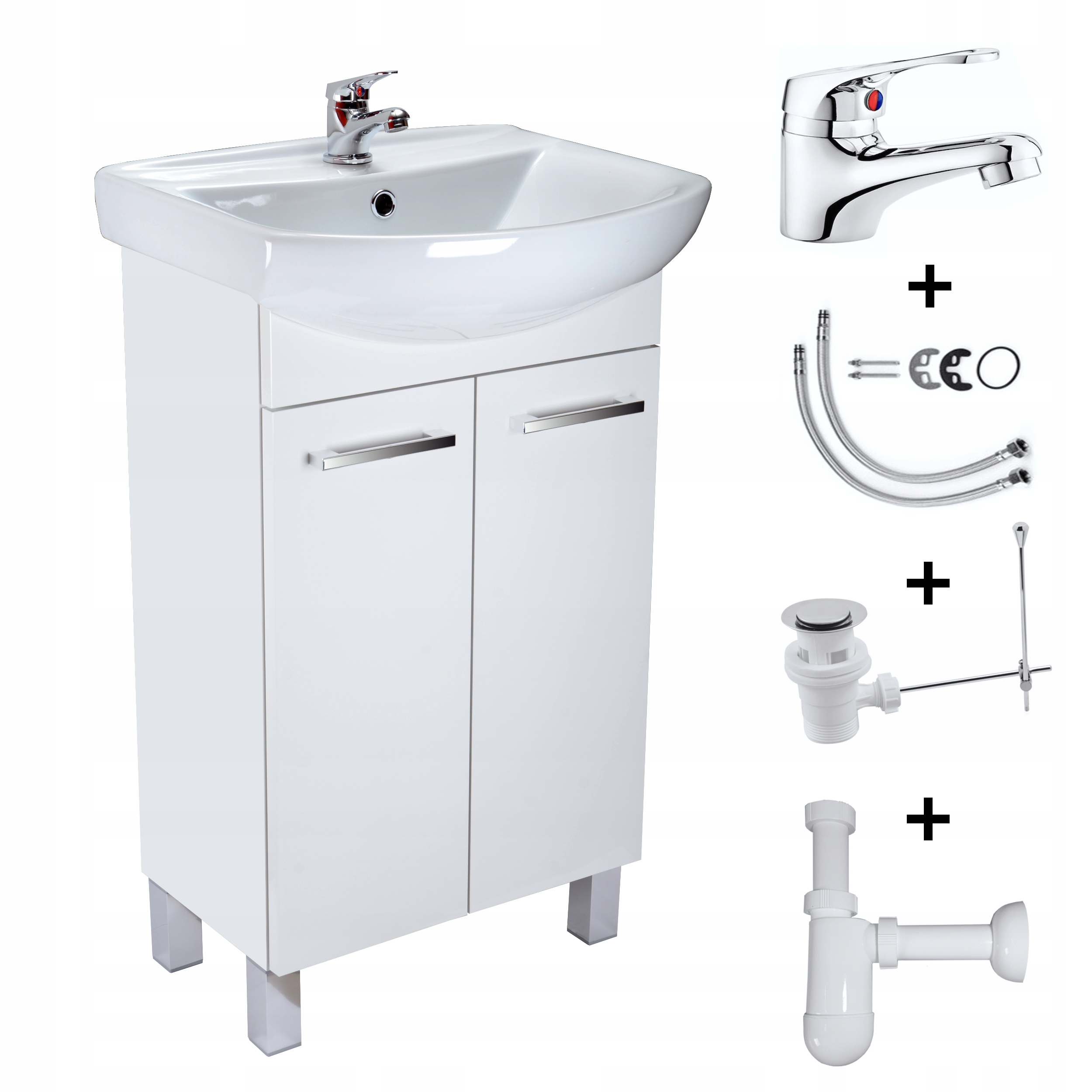 

Szafka Z Umywalką 50cm Bateria Syfon Express 24h