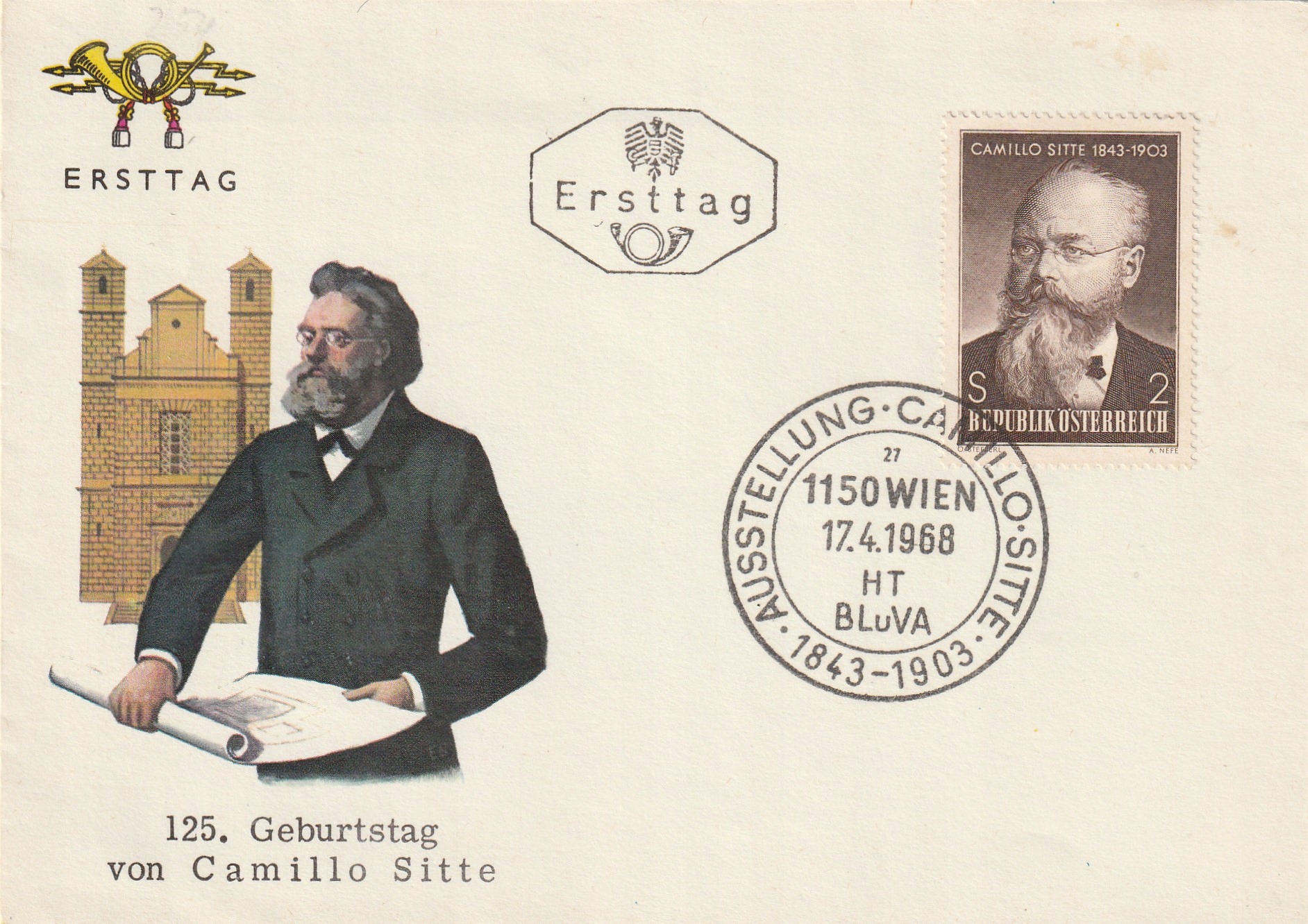 A 707. Austria - FDC 1968.rok