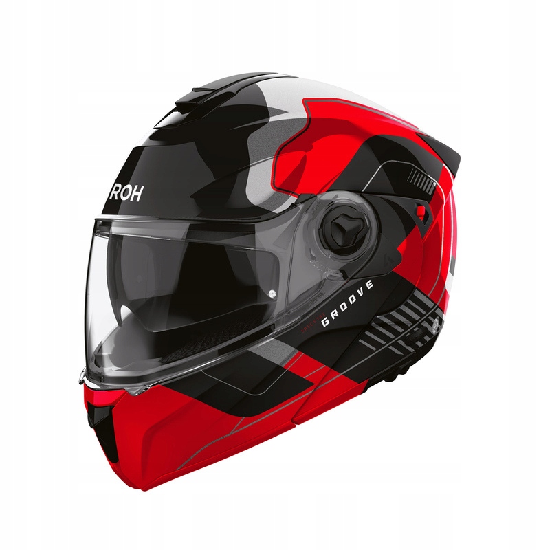 Motocyklová Čeľusťová Prilba Airoh Specktre Groove Red Gloss S