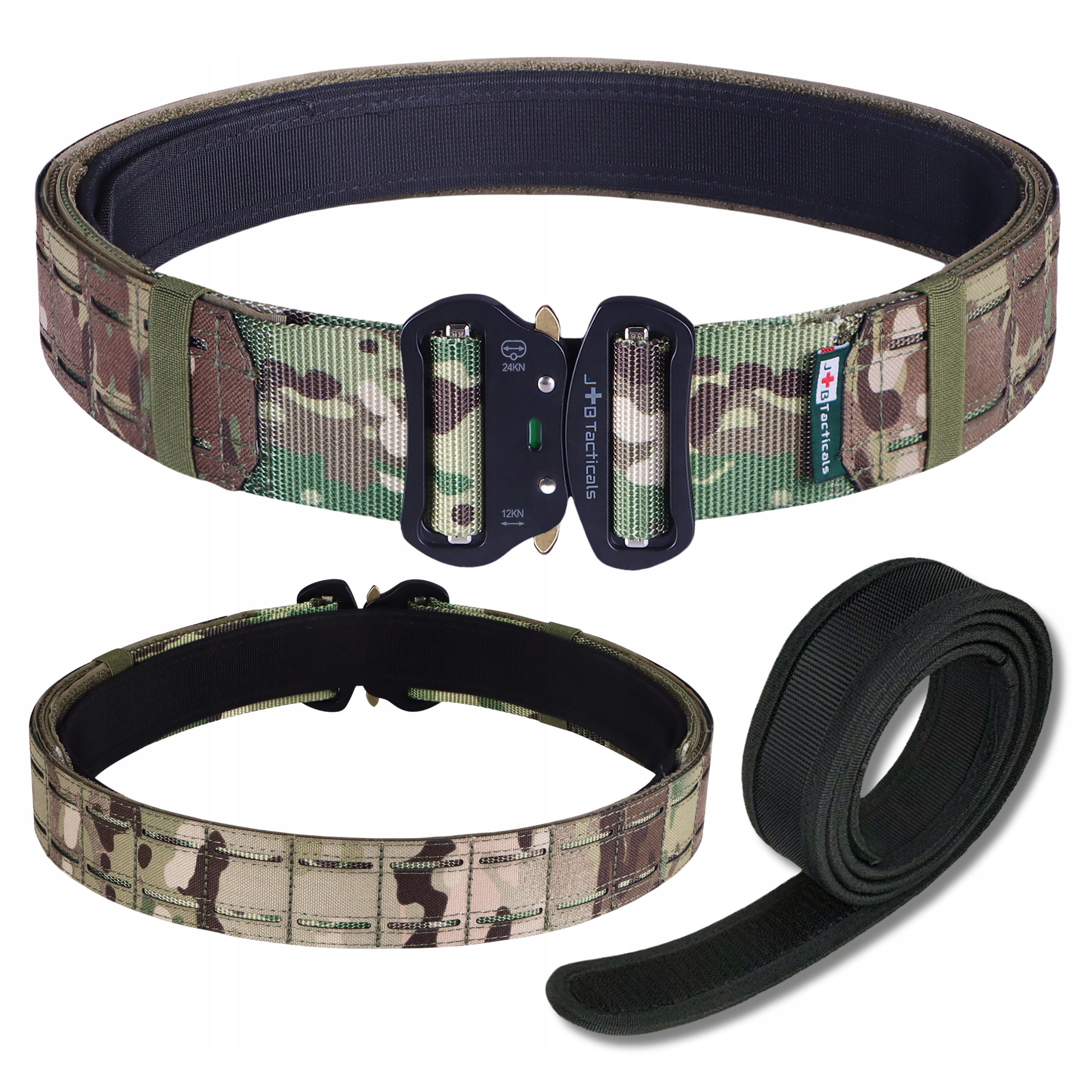 Pas Taktyczny Militarny Wojskowy Molle Podwójny Pasem Wewnętrznym Multicam