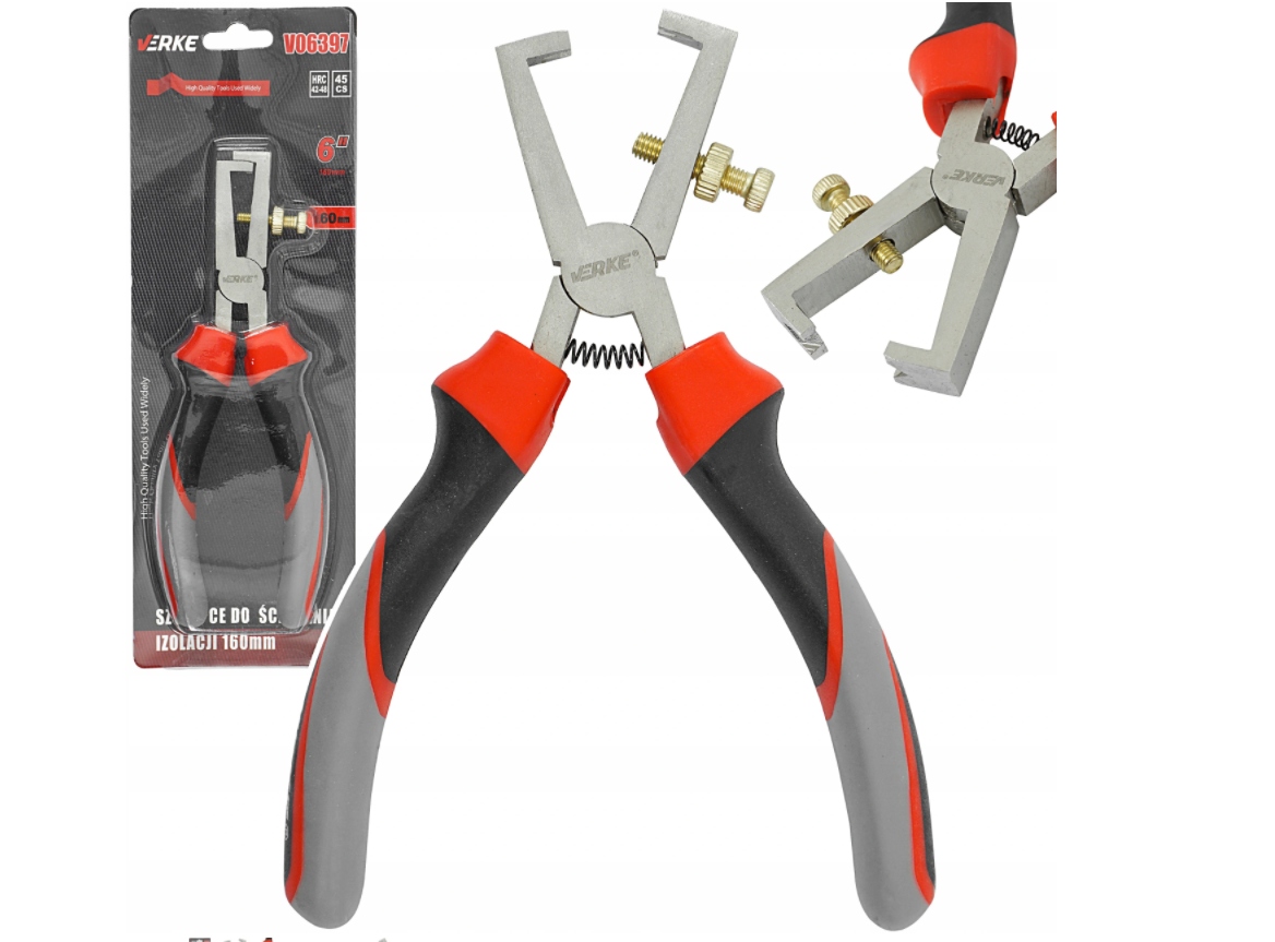 

Szczypce Do Ściągania Izolacji 160 MM Verke