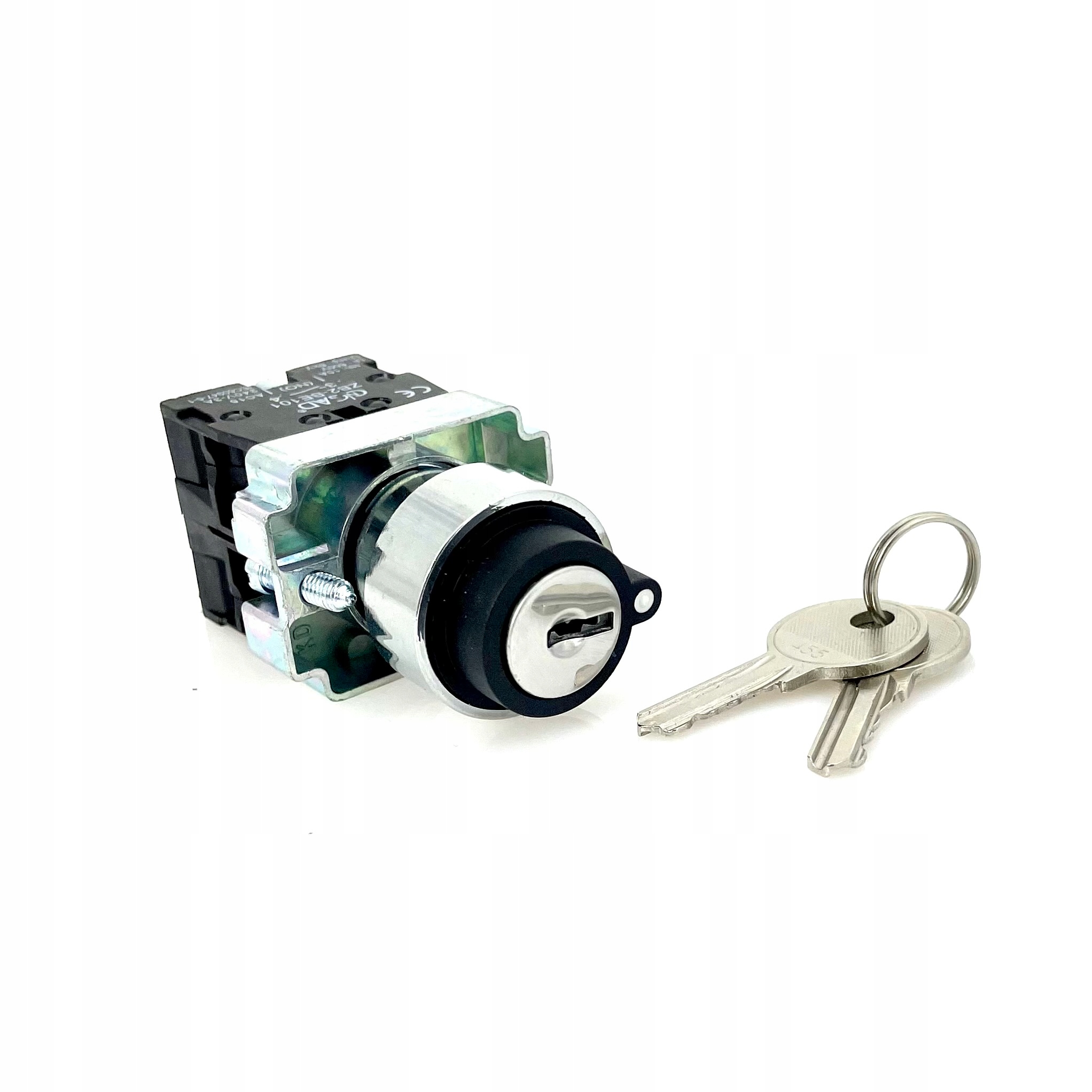

Przełącznik stacyjka 1-0-1 stabilny BG33 2NO metal