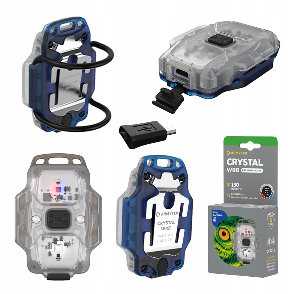 Багатофункціональний Світлодіодний ліхтарик Armytek Crystal WRB