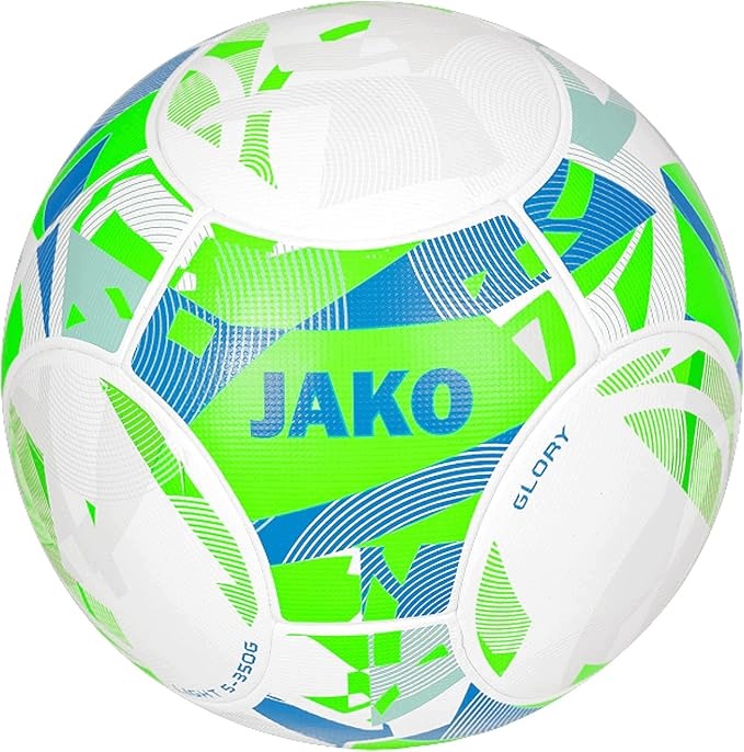 Jako Lightball Glory Piłka Nożna Rozmiar 5 350 g Biało-Zielona