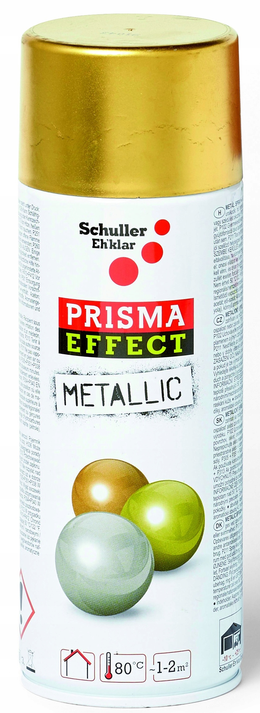 

Schuller Spray Złoty Metallic Farba Lakier 400 ml