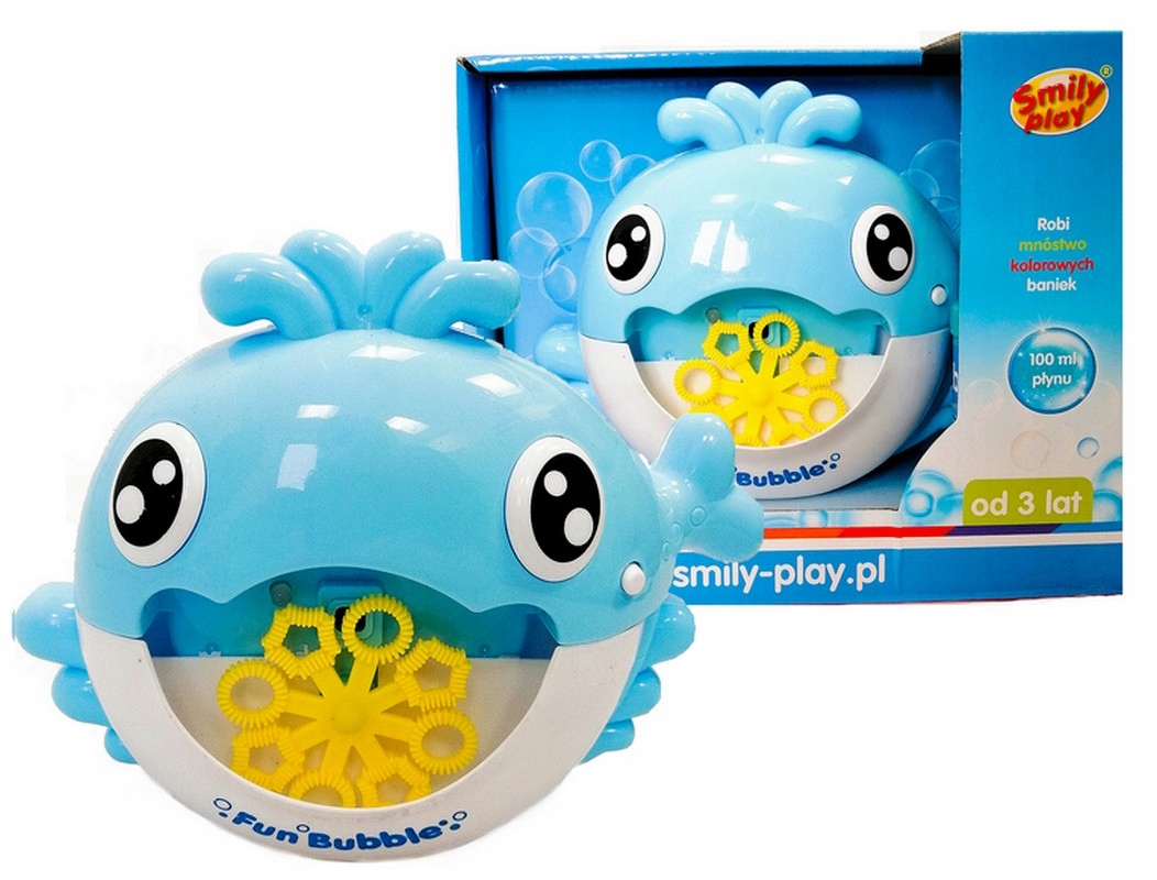 

Bańki Mydlane Wieloryb Do Robienia Baniek maszynka