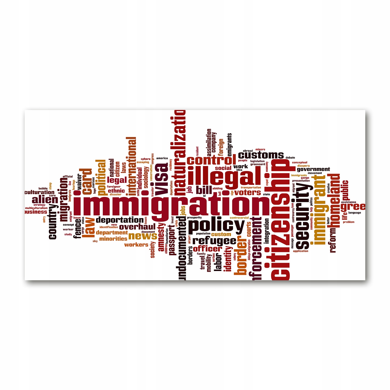 

Foto-obraz akrylowy Imigracja zdjęcie 140x70 cm