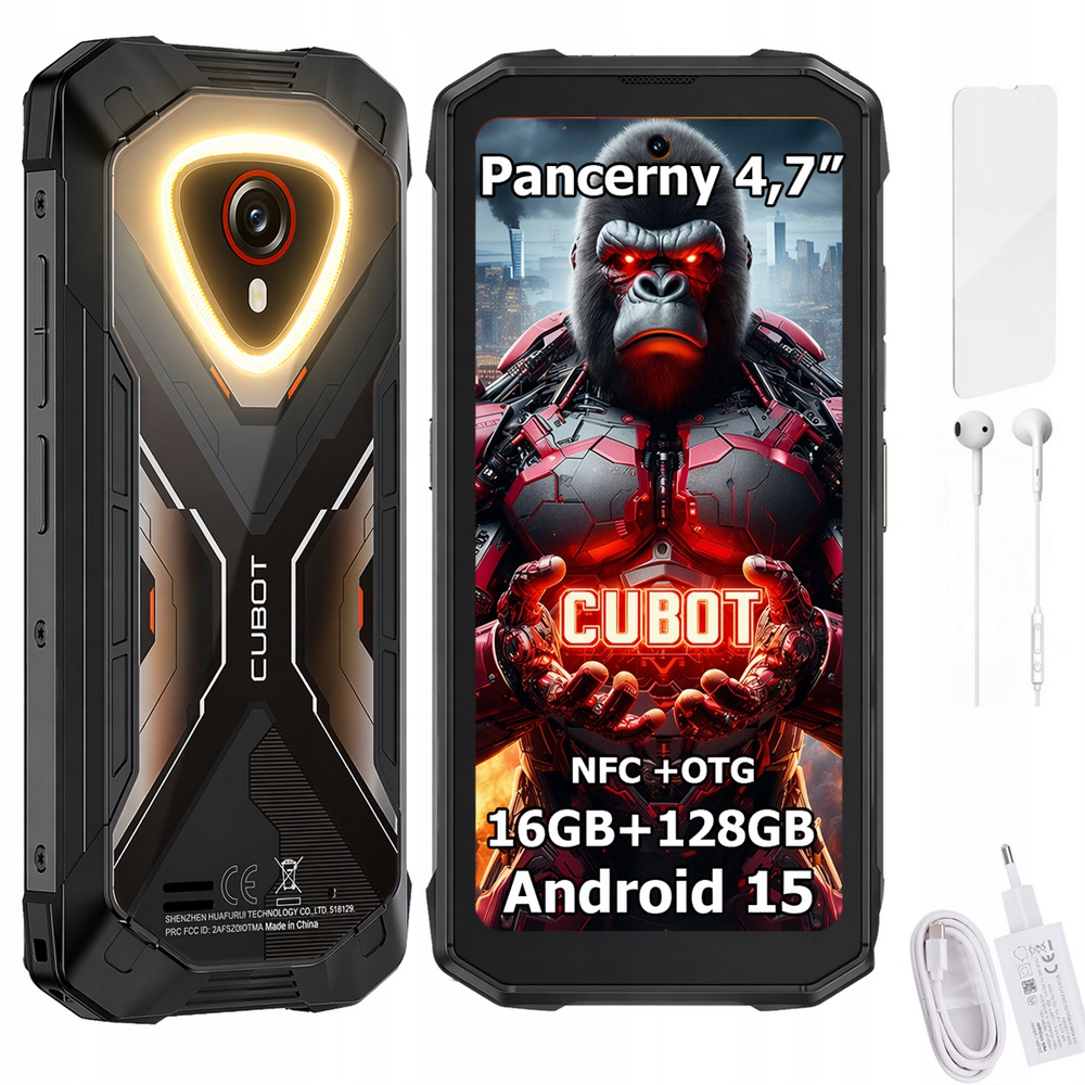 Malý pancéřový smartphone Cubot Kingkong mini 4 16/128GB Nfc Dual Sim IP69K