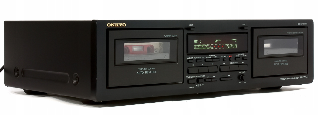 ONKYO TA-RW244 WYSOKI MAGNETOFON DWUKASETOWY