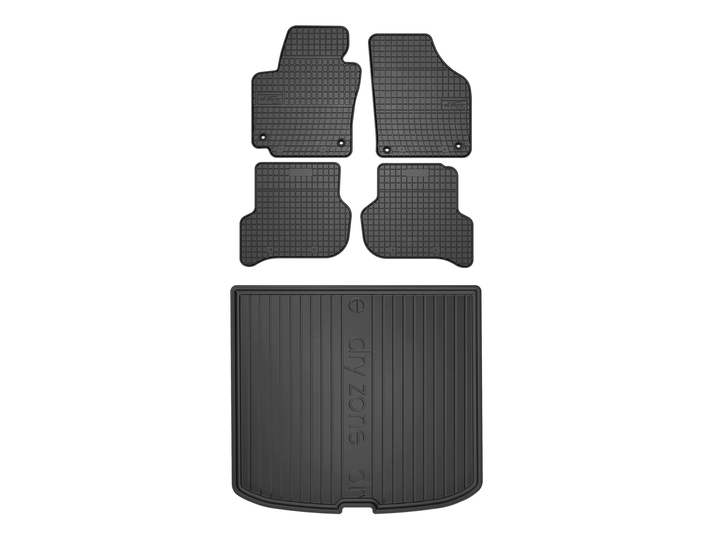 Koberce SolidPRO rohož DryZone pro: Seat Altea 2004-2008 5 dílků