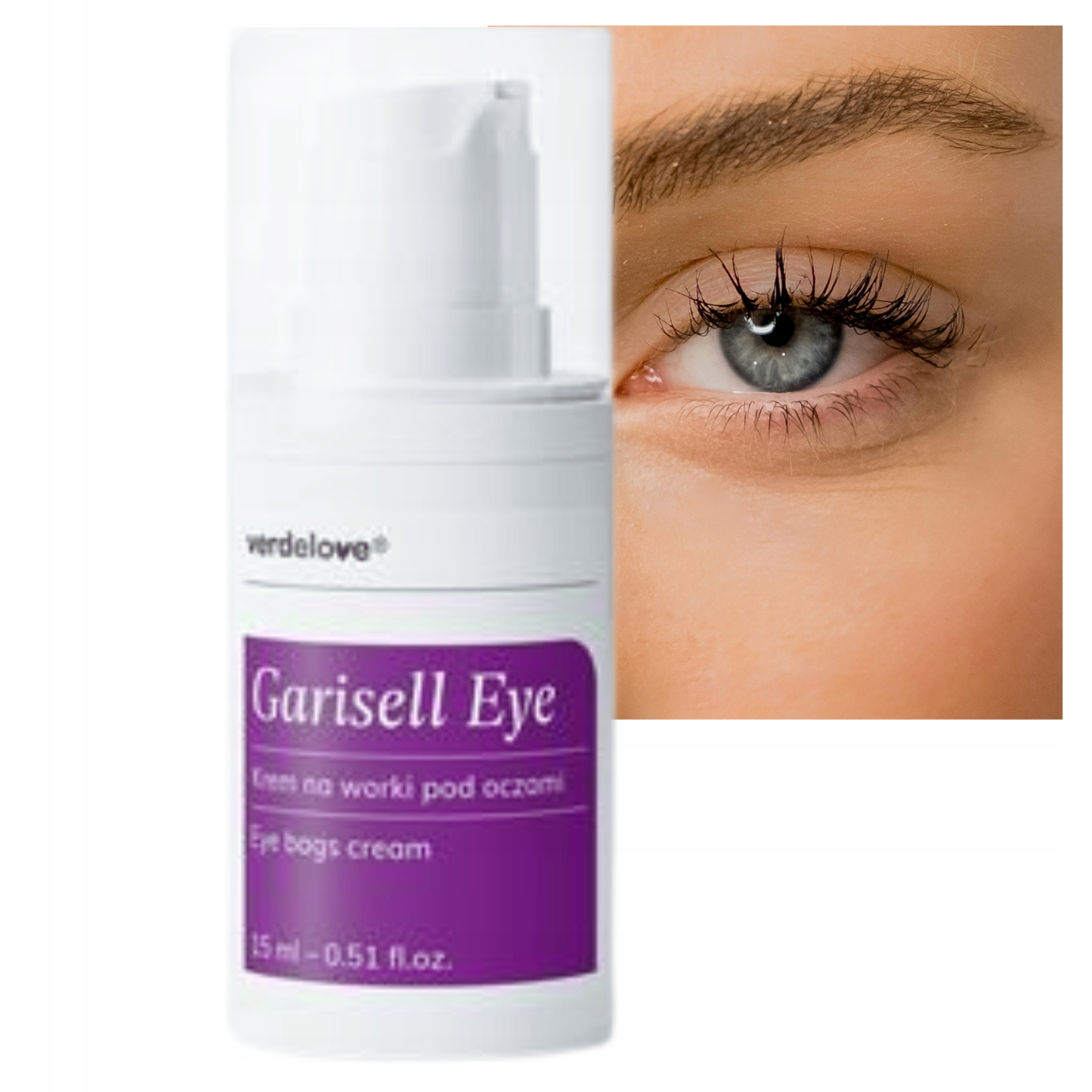 Krem Na Worki Pod Oczami Garisell Eye Verdelove Pod Oczy Lekki Wydajny 15ml